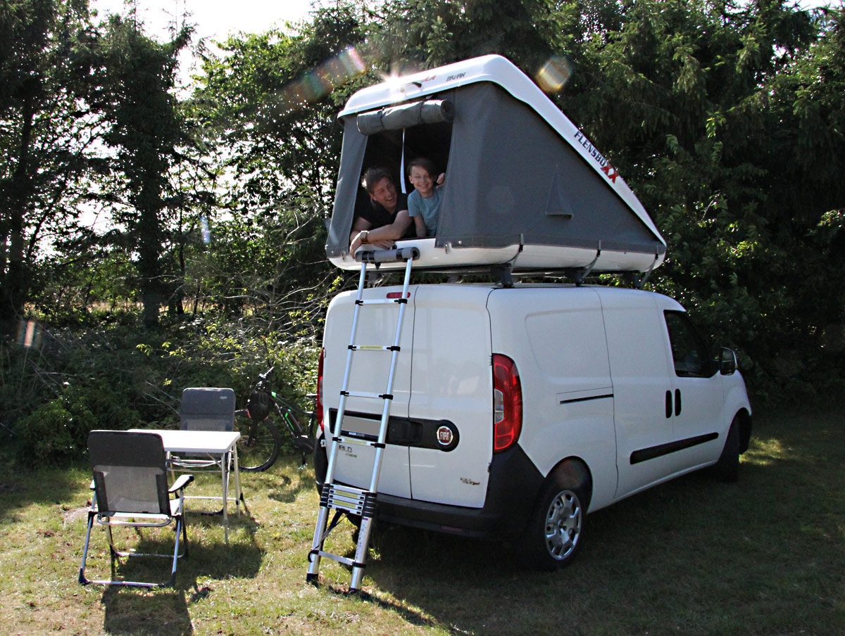 Dachzelt Biwak, Dachbox und Dachzelt in einem