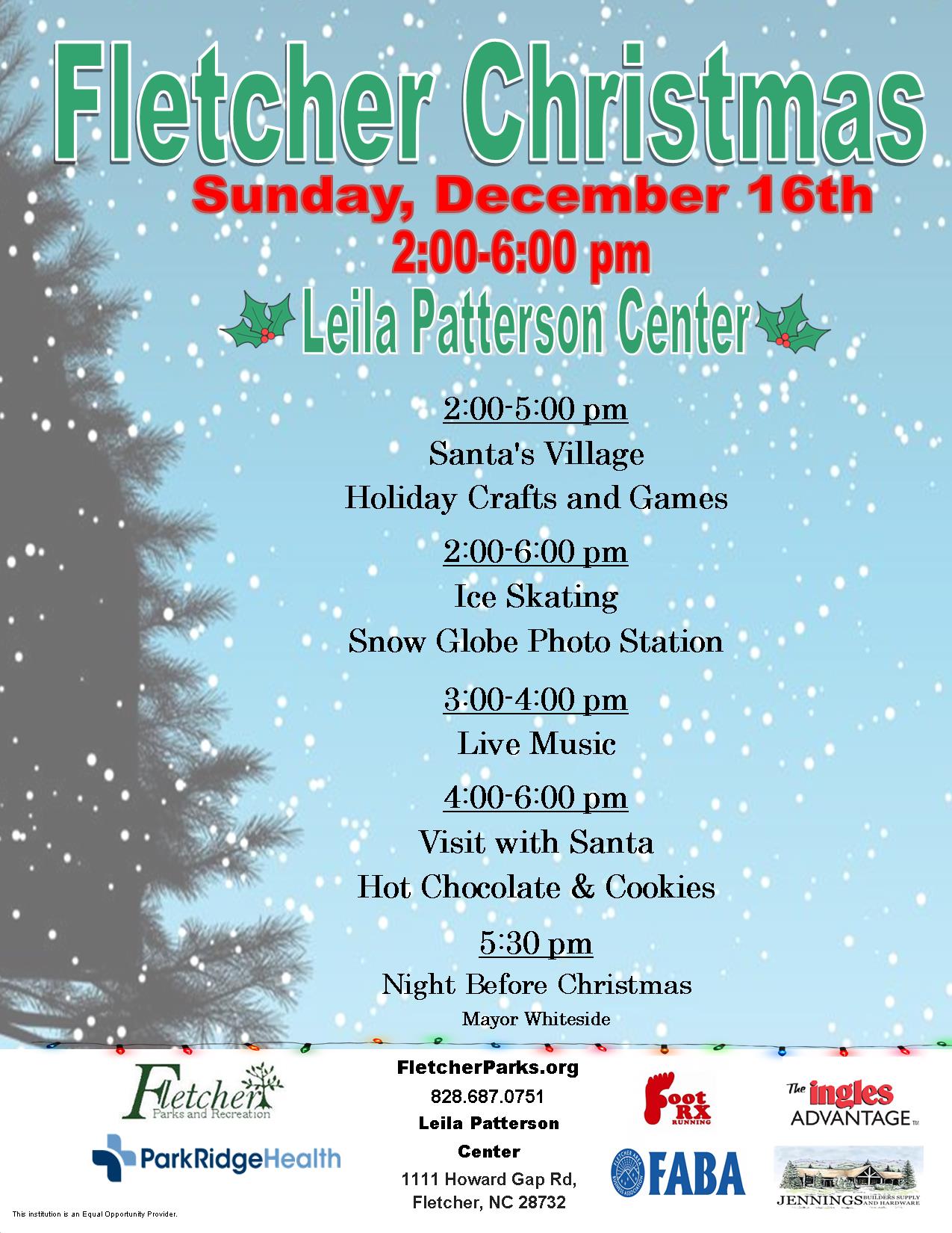 Small Flyer Town of Fletcher, North Carolina