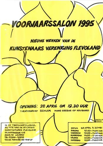 1995 Voorjaarssalon In Lelystad Kunstenaars Vereniging Flevoland