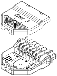 3, 4 & 7-Pole Cable Mount Sockets - flex7
