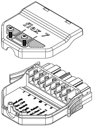 3, 4, 5, 6 & 7-Pin Plugs - flex7