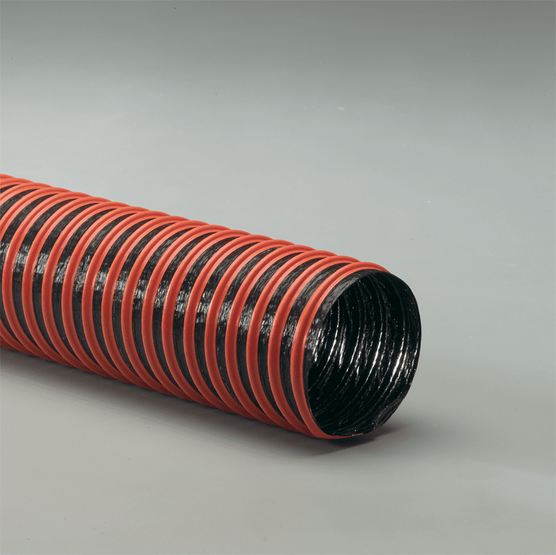 Flame retardant pvc coated polyester fabric dust collection hose