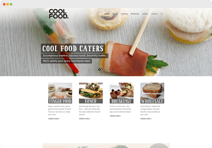 Top 30 Catering sites and How to Design One Flex Catering