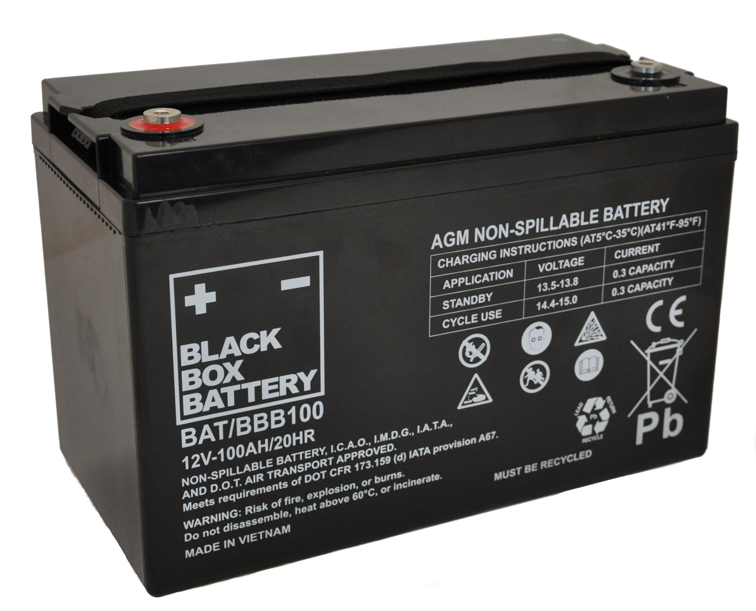 100Ah Black Box AGM Battery Wholesaler & distributor of mobility