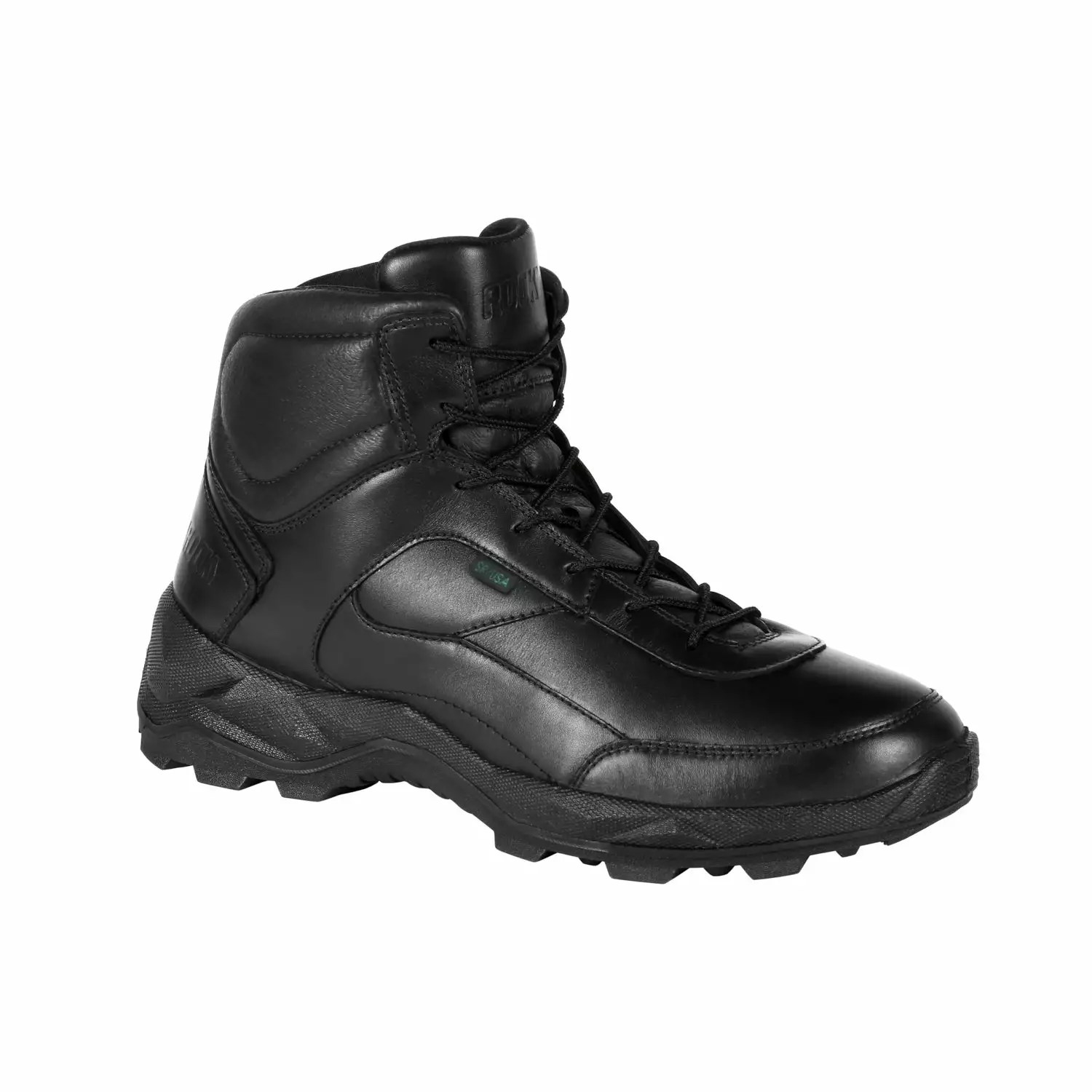 Boots Sales Shop Excellent quality Rocky Boots Rocky Mens Black Leather Priority Postal