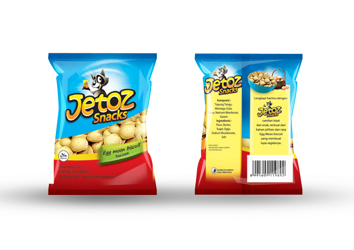 Center Seal Flexible Packaging Printing, Kemasan Modern Murah dan