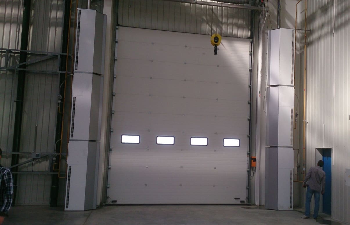 Air Curtain Heater Gas Fired Industrial Warm Air Curtain UK