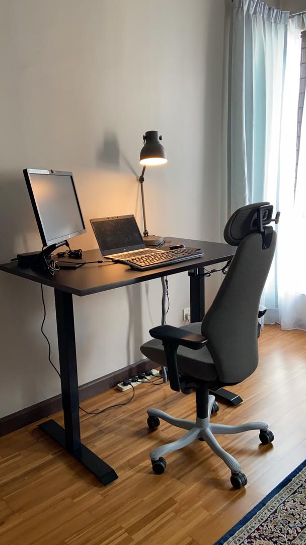 Value Electric Height Adjustable Standing Desk EC1 Flexispot Malaysia