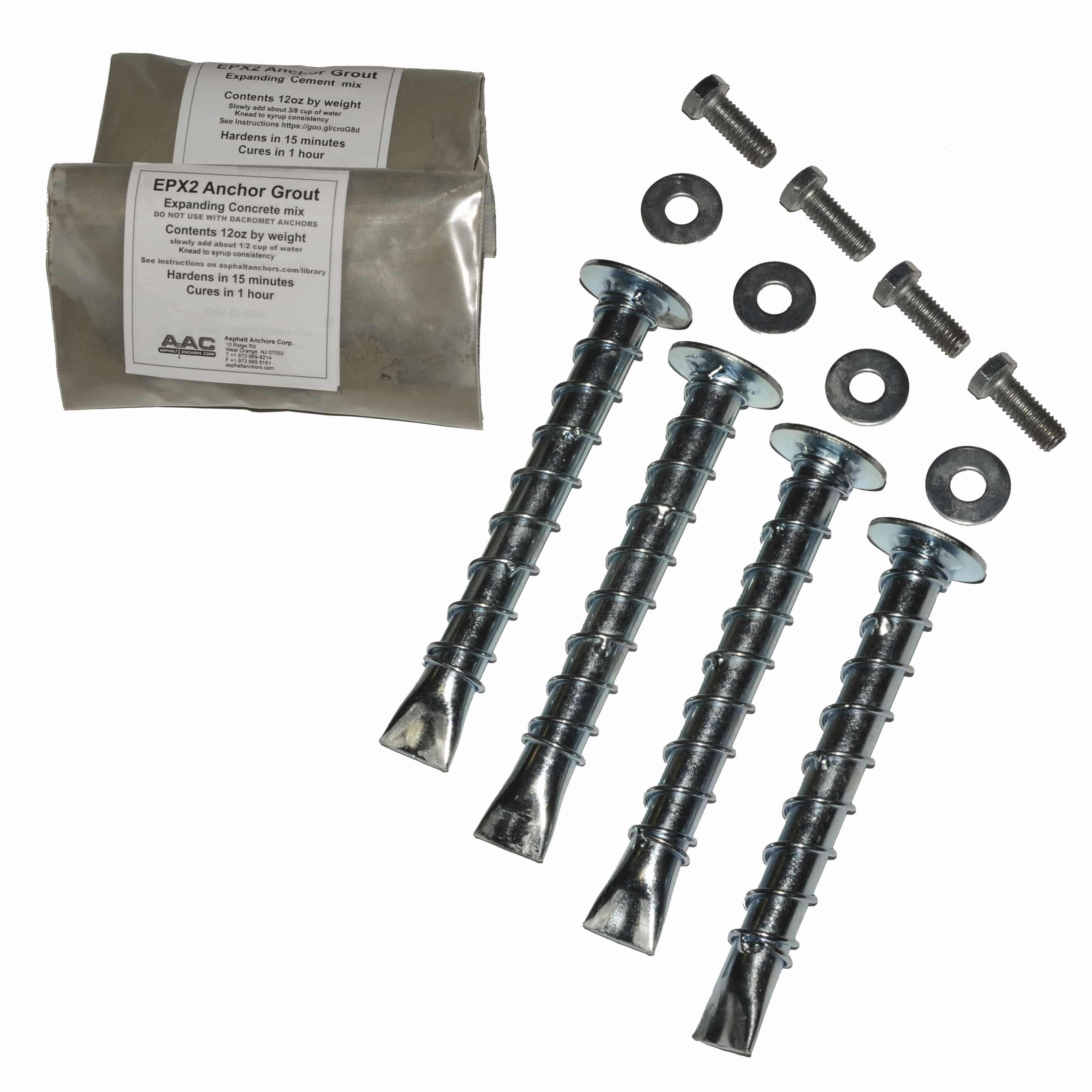 FlexPost Inc. Flexible Sign Posts & Bollards XL Asphalt Anchoring Kit