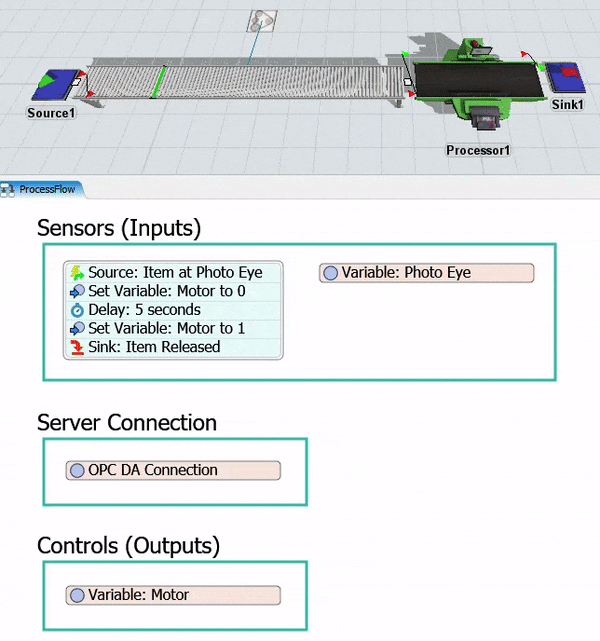 PLC Emulation FlexSim