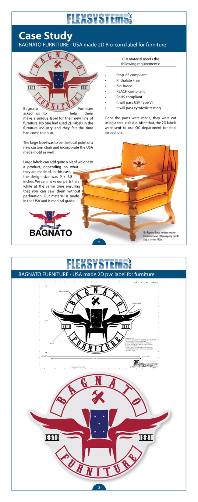 3. FURNITURE LABELS USA MADE