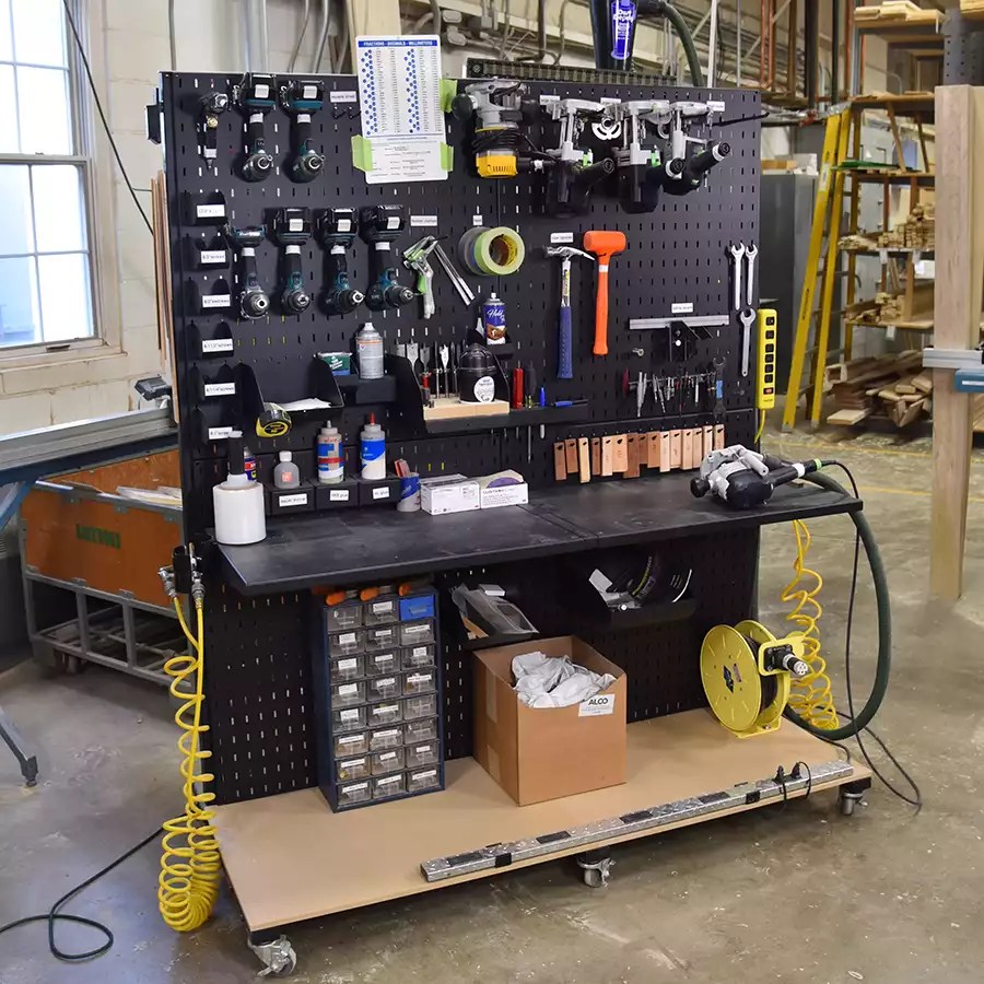 Metal Pegboard Mobile & WallMount