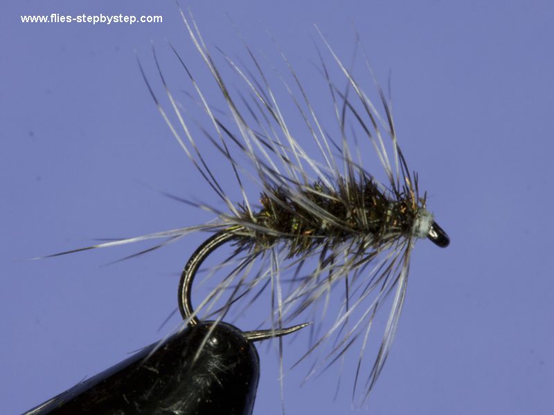 Griffith's Gnat dry fly pattern How to tie fly, Fly tying Step by