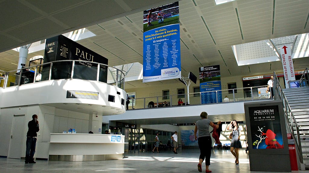 Direct (nonstop) flights from Bordeaux, Merignac (BOD)