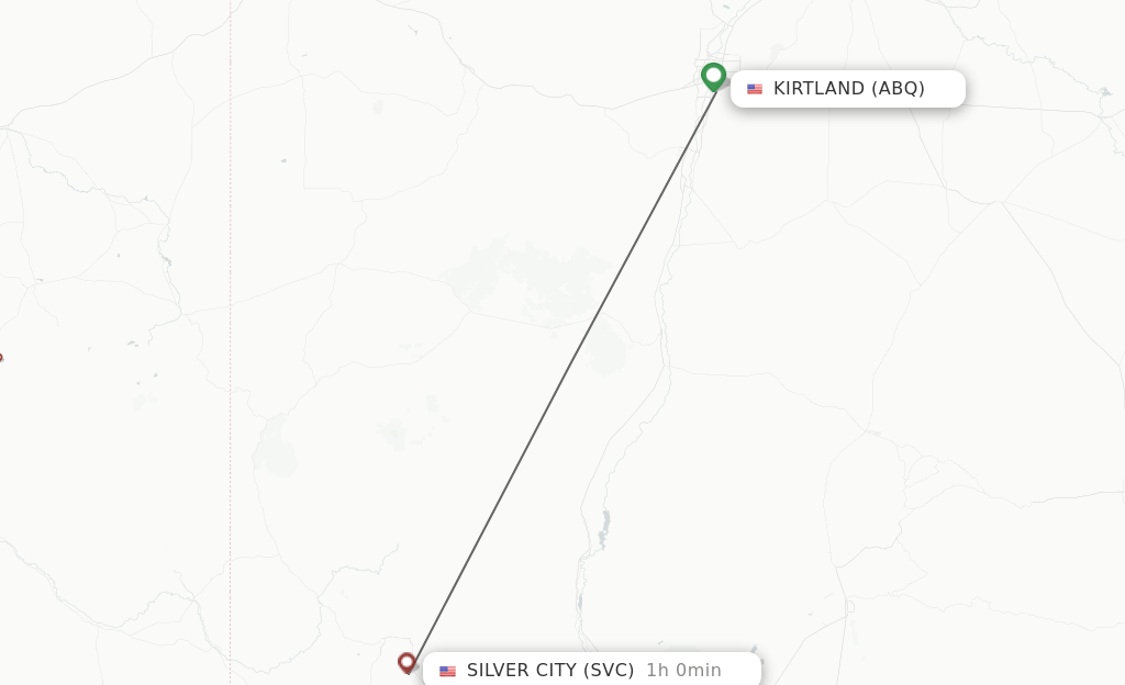 Direct (nonstop) flights from Albuquerque to Silver City schedules