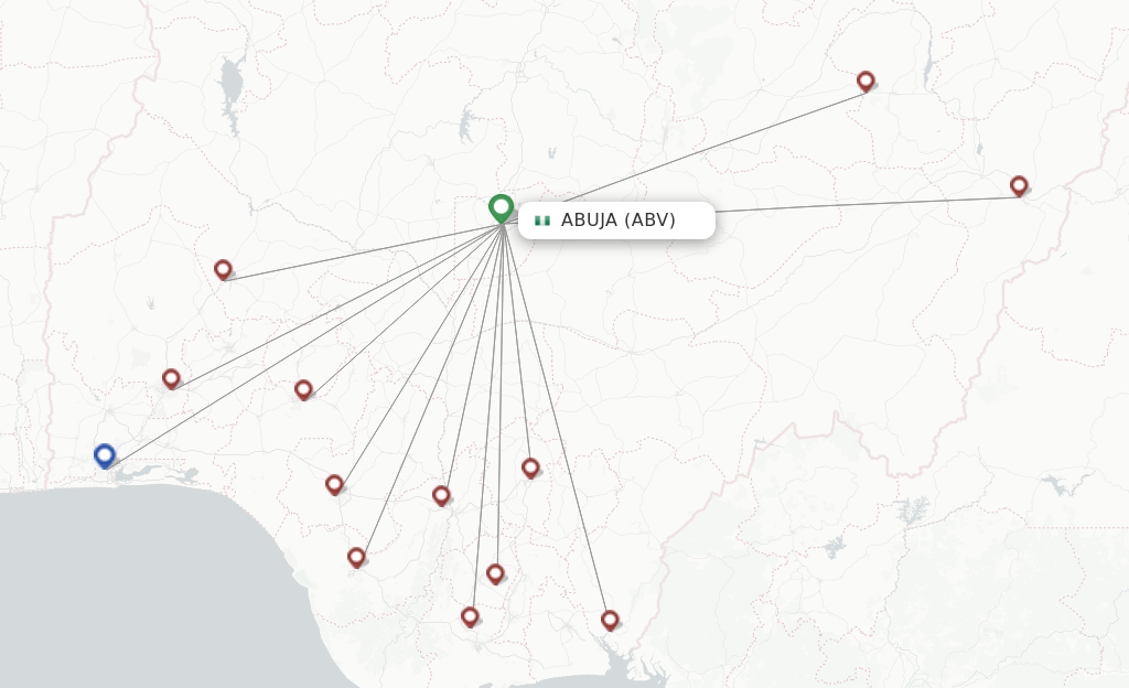 Air Peace flights from Abuja, ABV