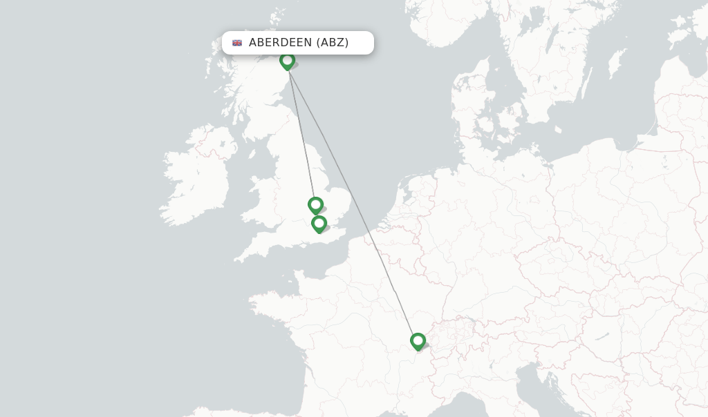 easyJet flights from Aberdeen, ABZ