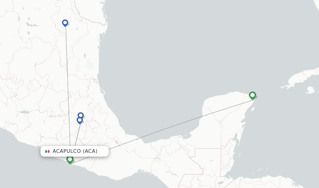 VivaAerobus flights from Acapulco, ACA