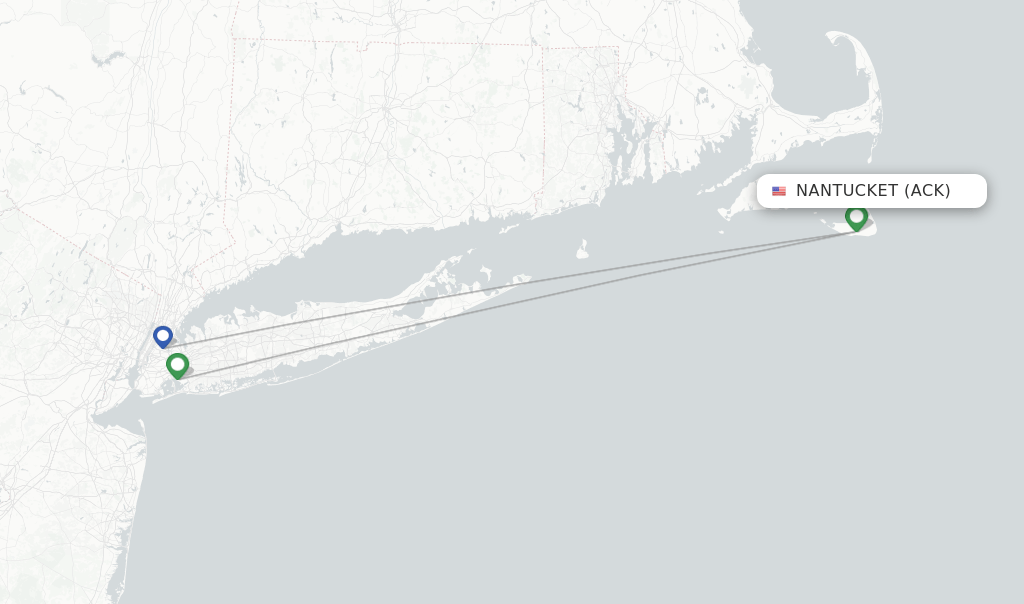Delta flights from Nantucket, ACK