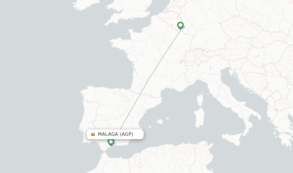 Luxair flights from Malaga, AGP