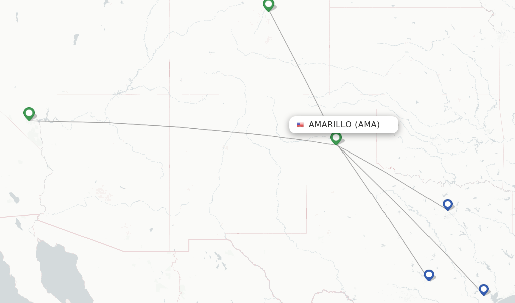Southwest flights from Amarillo, AMA