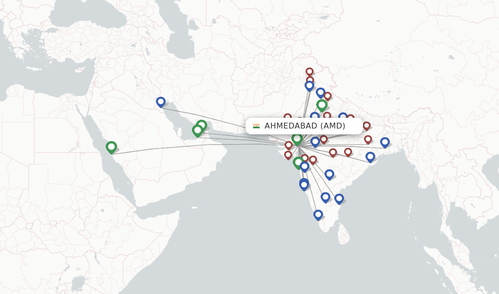 IndiGo flights from Ahmedabad, AMD