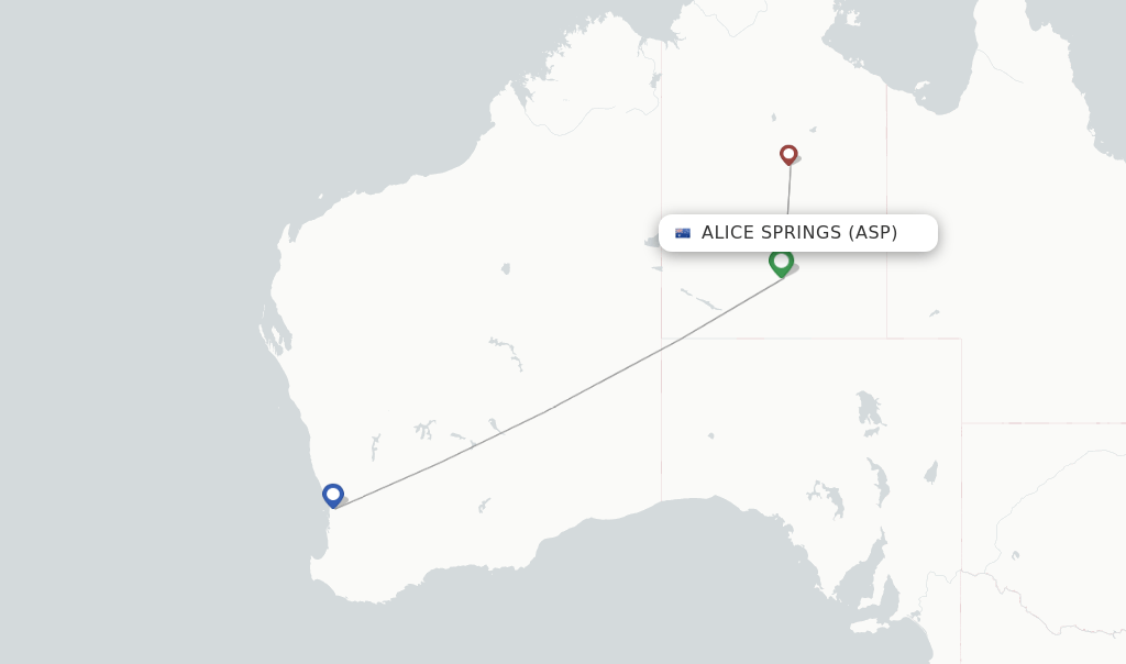 Airnorth flights from Alice Springs, ASP