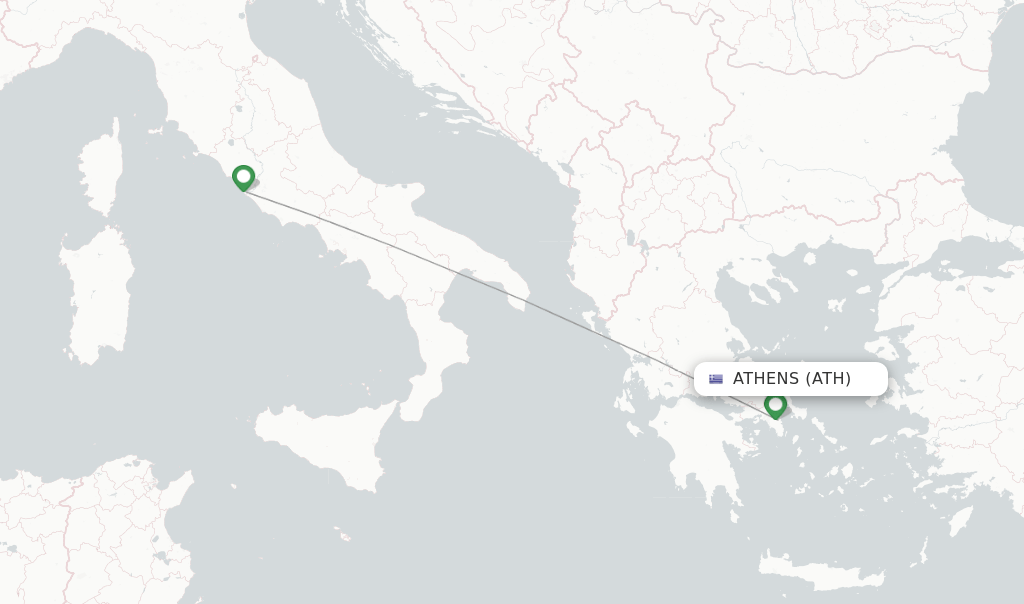 ITA Airways flights from Athens, ATH