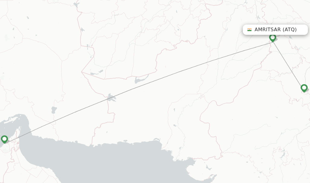SpiceJet flights from Amritsar, ATQ