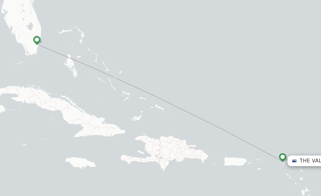 American Airlines flights from Anguilla, AXA