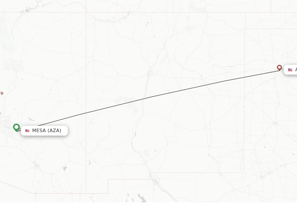 Direct (nonstop) flights from Mesa to Amarillo schedules
