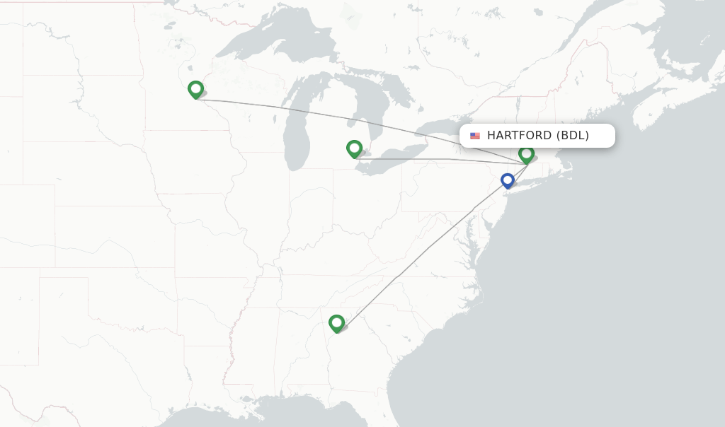 Delta flights from Hartford, BDL