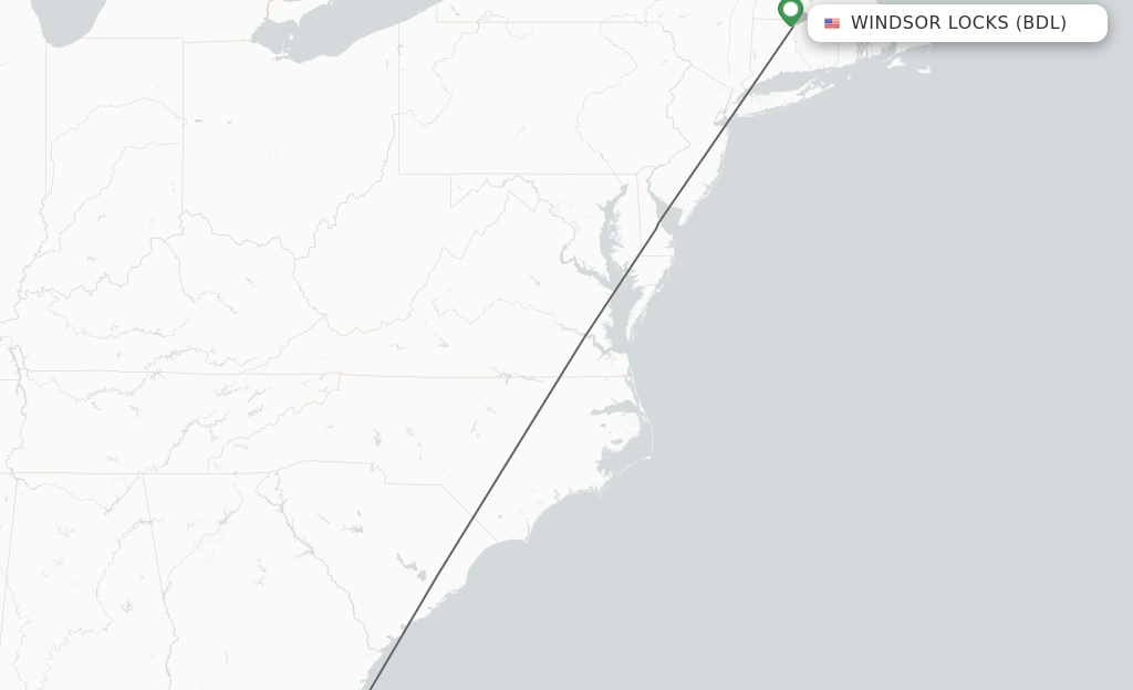 Direct (nonstop) flights from Hartford to Jacksonville schedules