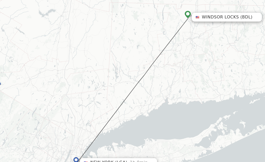 Direct (nonstop) flights from Hartford to New York schedules