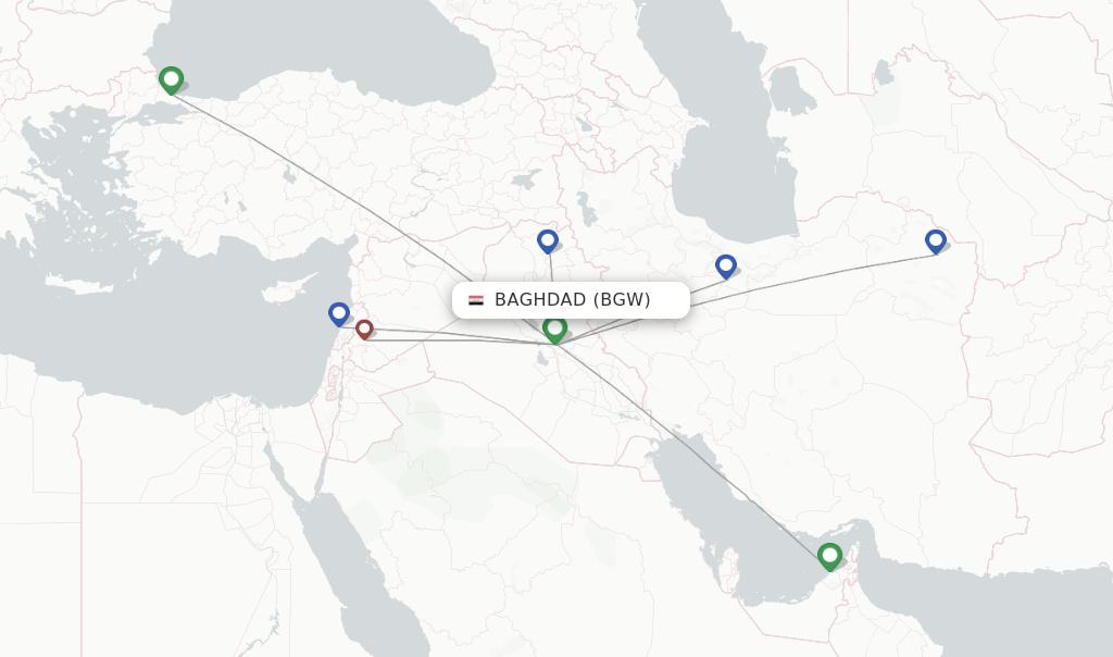 Fly Baghdad flights from Baghdad, BGW