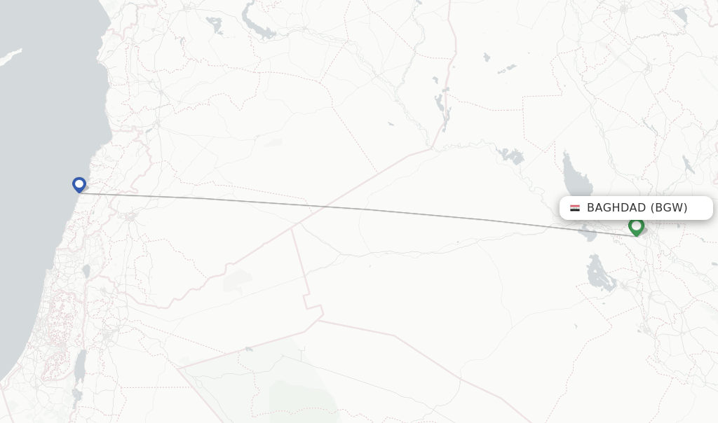 Middle East Airlines flights from Baghdad, BGW