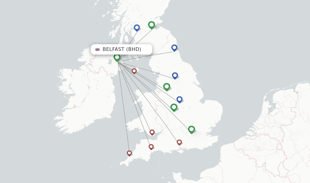 Aer Lingus flights from Belfast, BHD