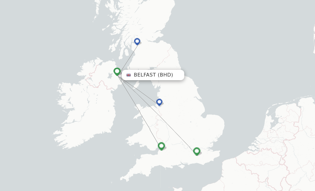 easyJet flights from Belfast, BHD