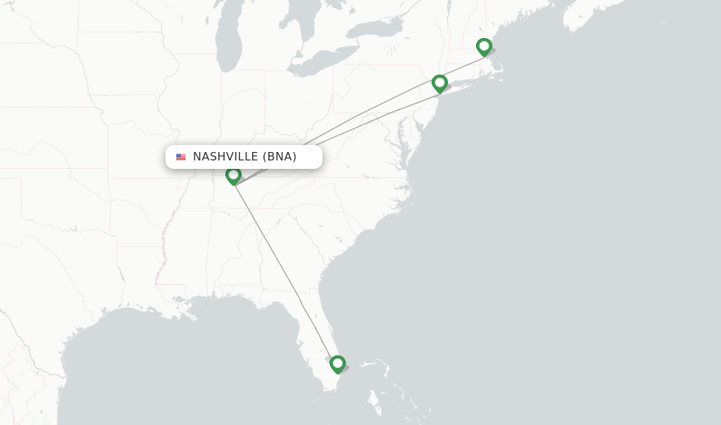 JetBlue flights from Nashville, BNA