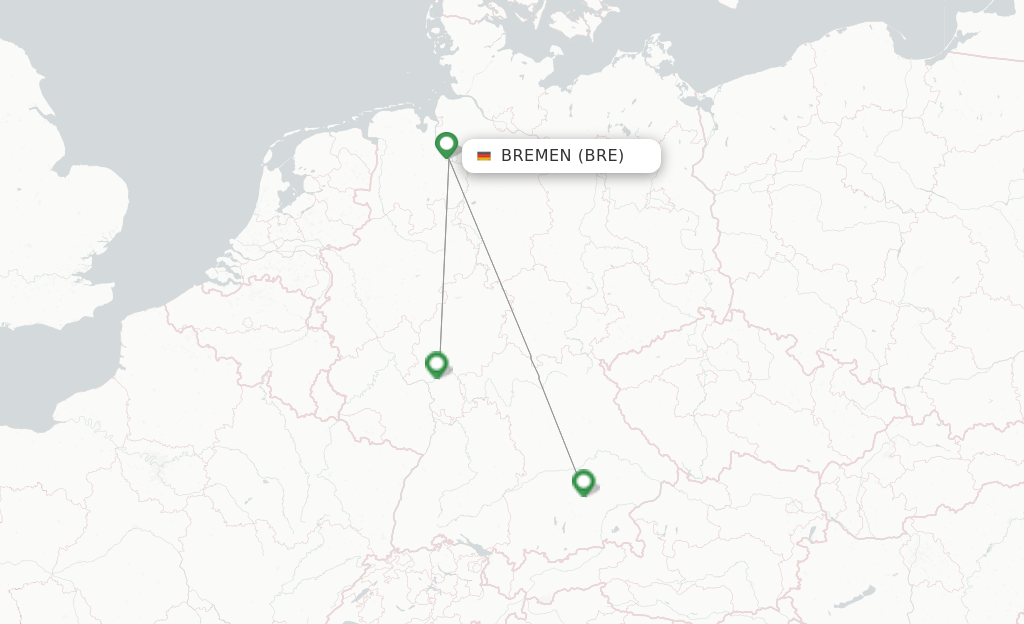 Lufthansa flights from Bremen, BRE