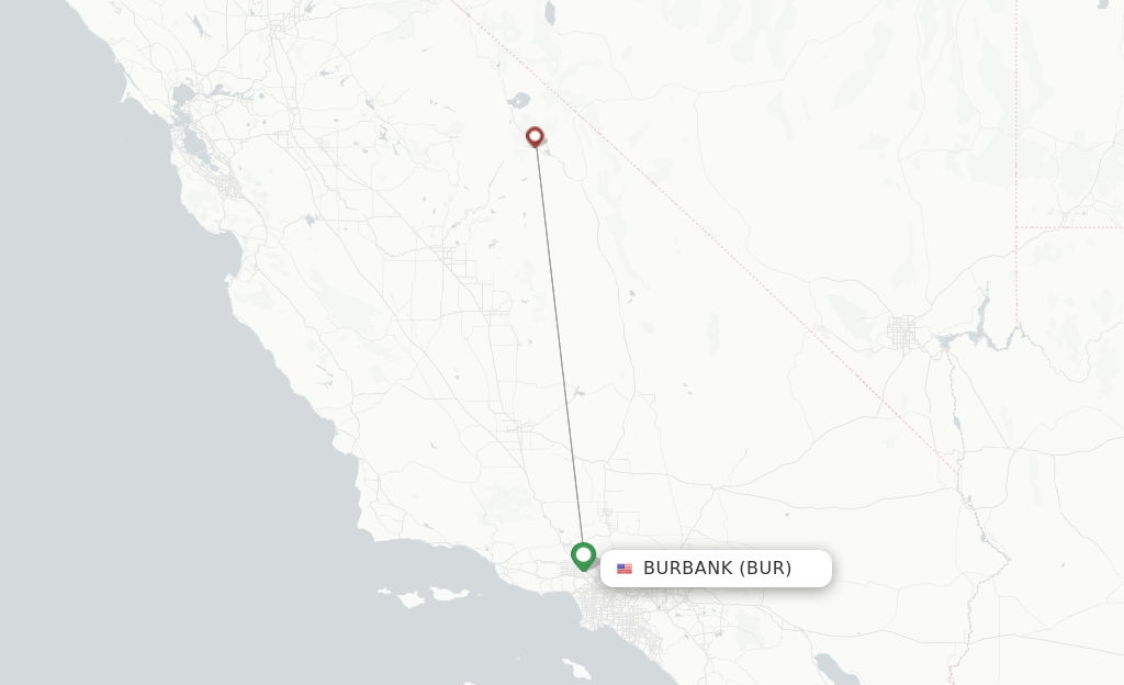 Advanced Air flights from Burbank, BUR