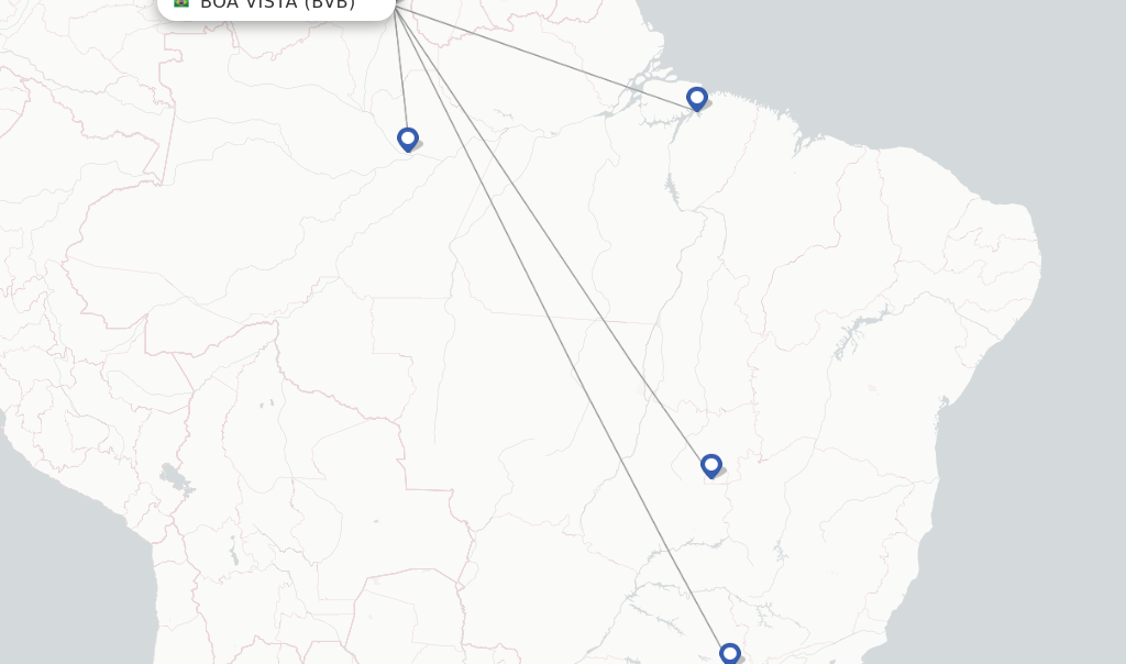 LATAM Airlines flights from Boa Vista, BVB