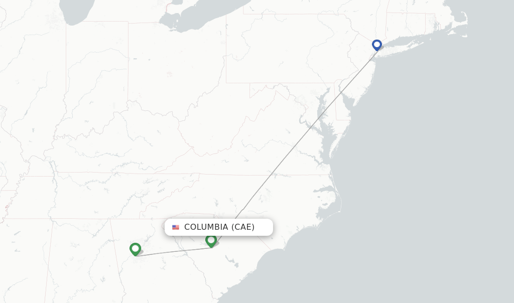 Delta flights from Columbia, CAE