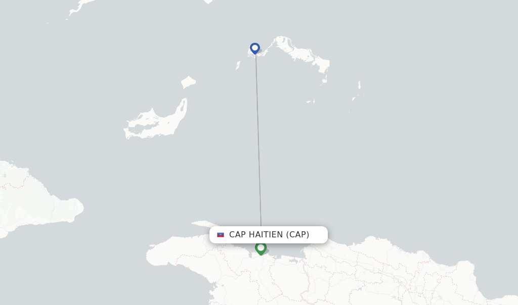 interCaribbean Airways flights from Cap Haitien, CAP