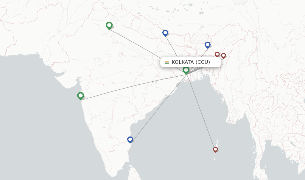 Air India flights from Kolkata, CCU