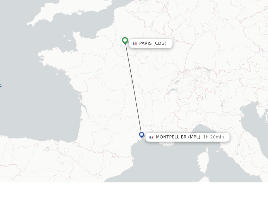 Top 75+ imagen paris montpellier flight fr.thptnganamst.edu.vn