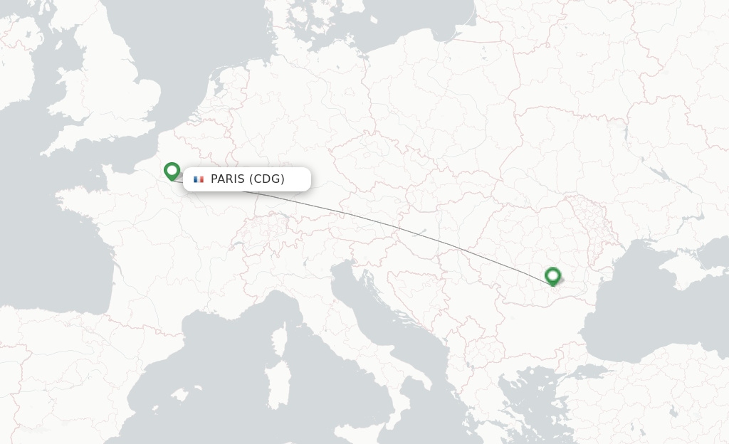 TAROM flights from Paris, CDG