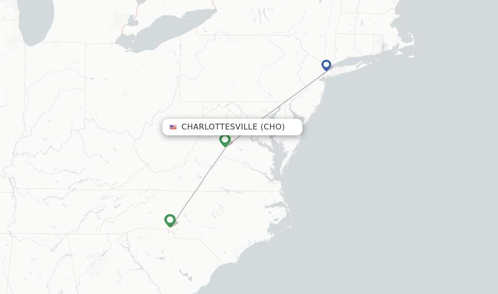 American Airlines flights from Charlottesville, CHO