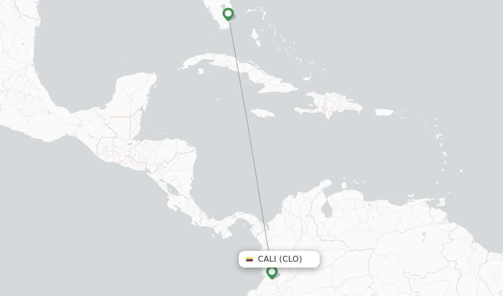 American Airlines flights from Cali, CLO