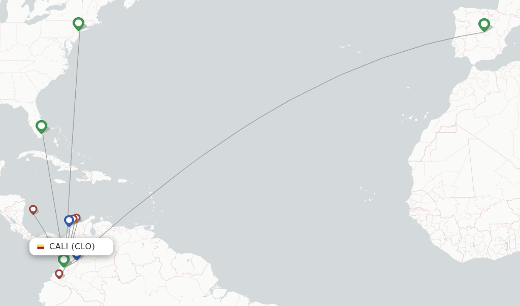 AVIANCA flights from Cali, CLO